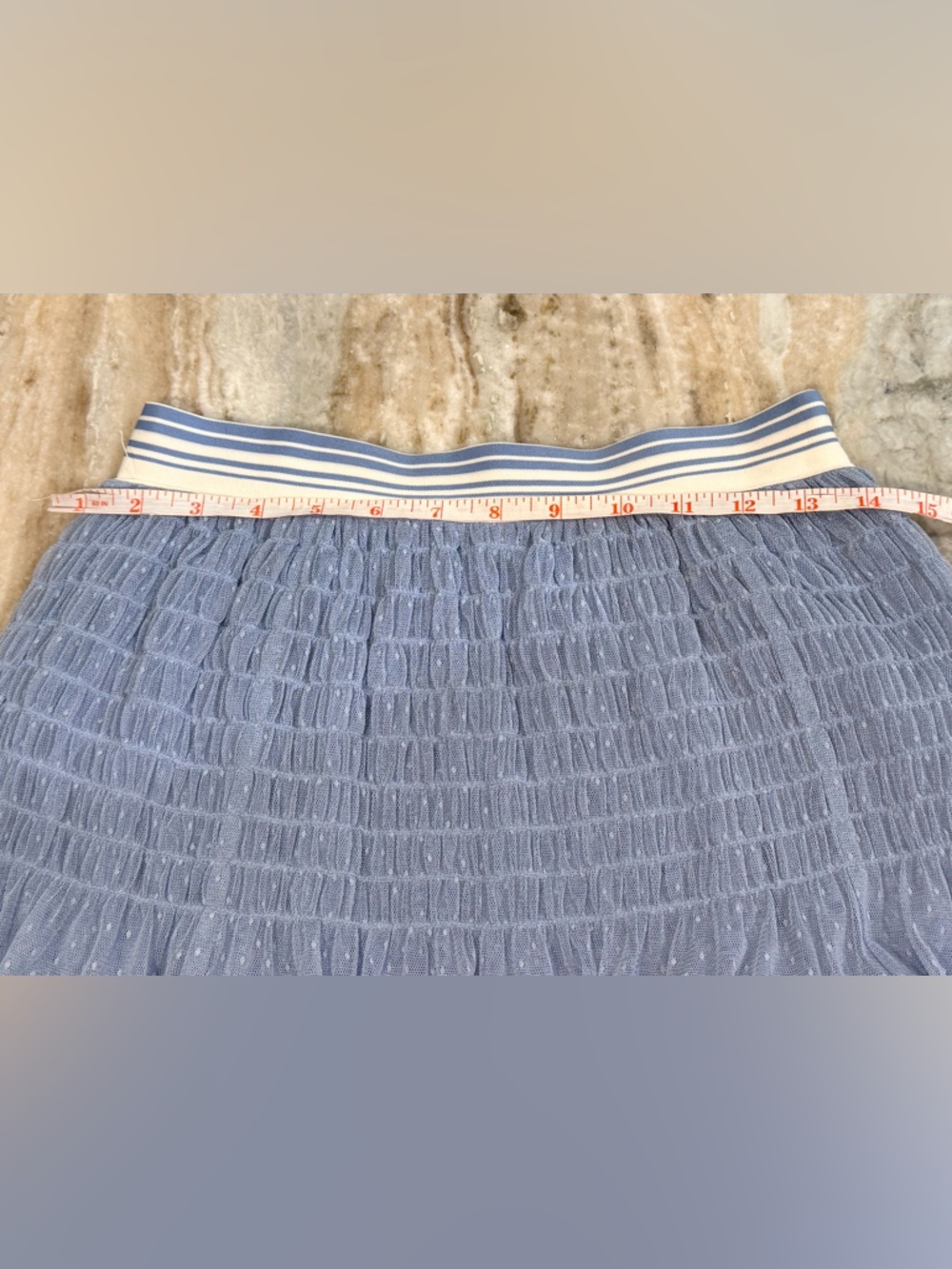 Women’s MAEVE tulle light blue midi skirt- Size XS - Picture 7 of 11